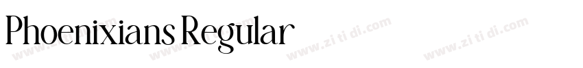 Phoenixians Regular字体转换